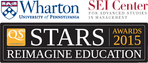 Wharton / SEI Center – QS Stars Reimagine Education 2015